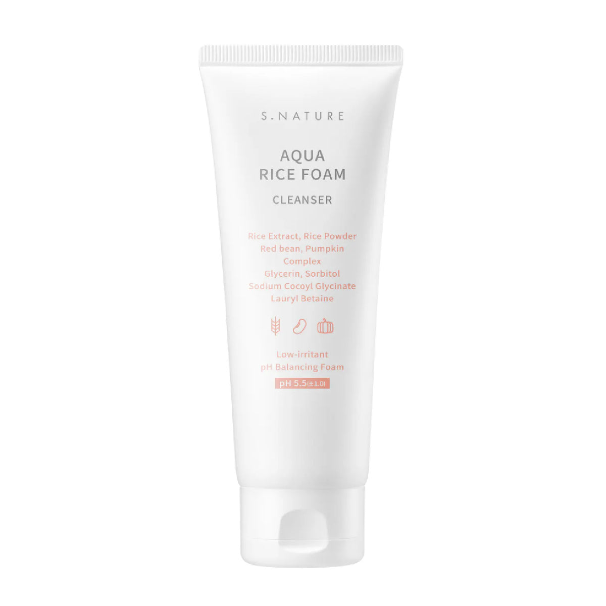 S.NATURE - Aqua Rice Foam Cleanser