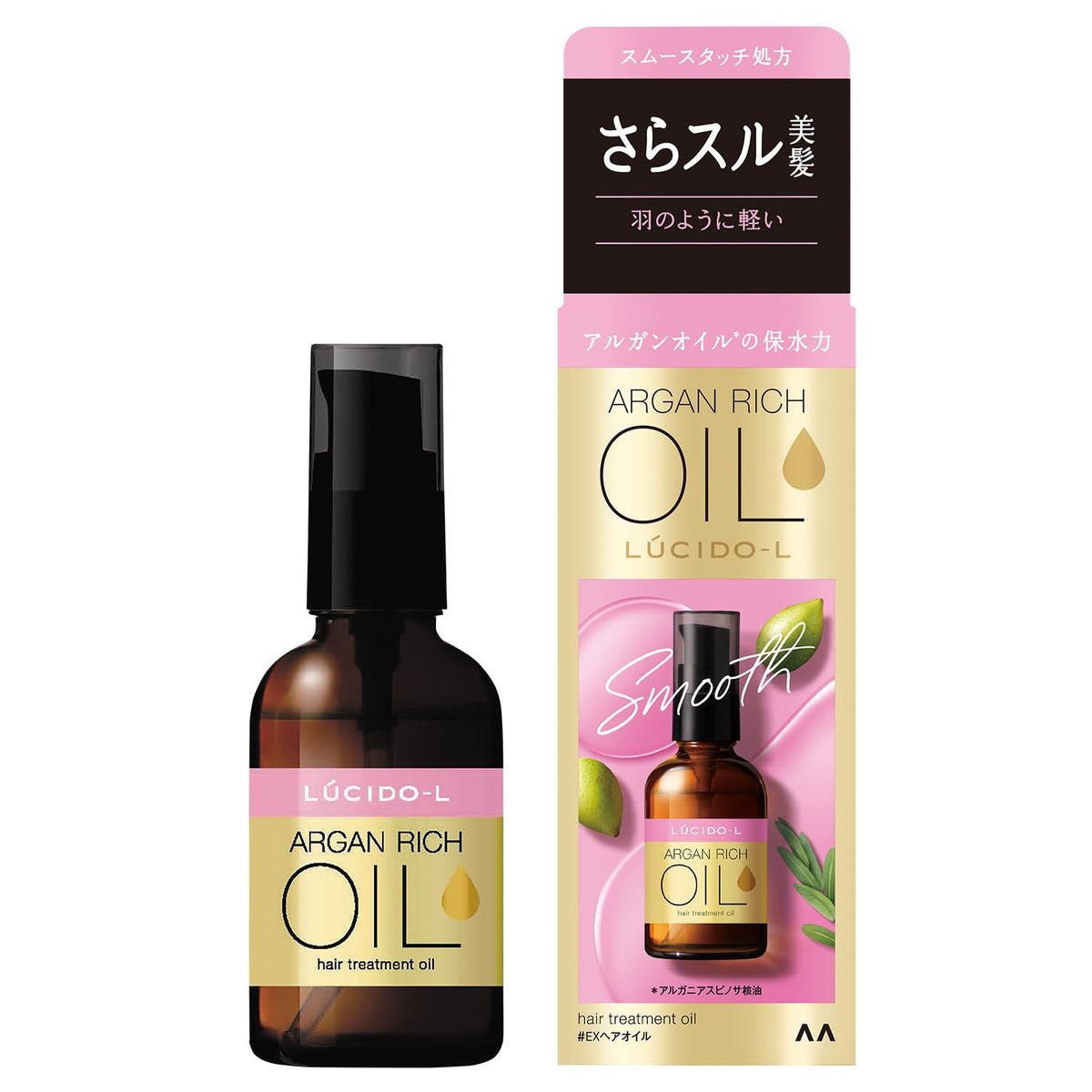 Mandom - Lucido-L Argan Rich Hair Treatment Oil Smooth