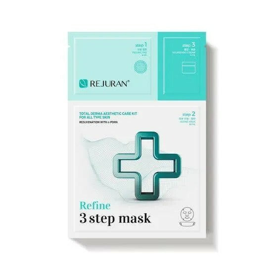 Rejuran Total Derma Aesthetic Care Kit Refine 3 Step Mask
