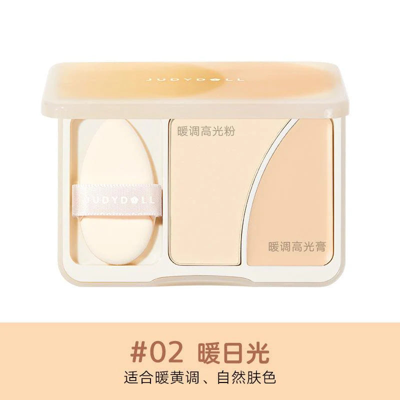 Judydoll - Dual-Color Highlighter Palette ( flere varianter)