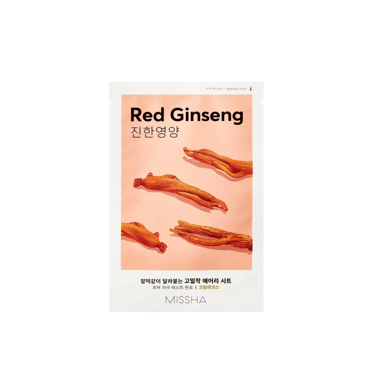 Missha - Airy Fit Sheet Mask Ginseng
