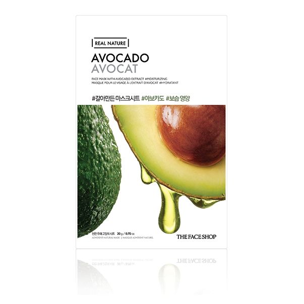 The face Shop Real Nature Avocado Face Mask