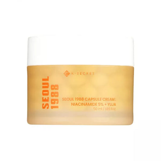 K-SECRET - SEOUL 1988 Capsule Cream : Niacinamide 5% + Yuja