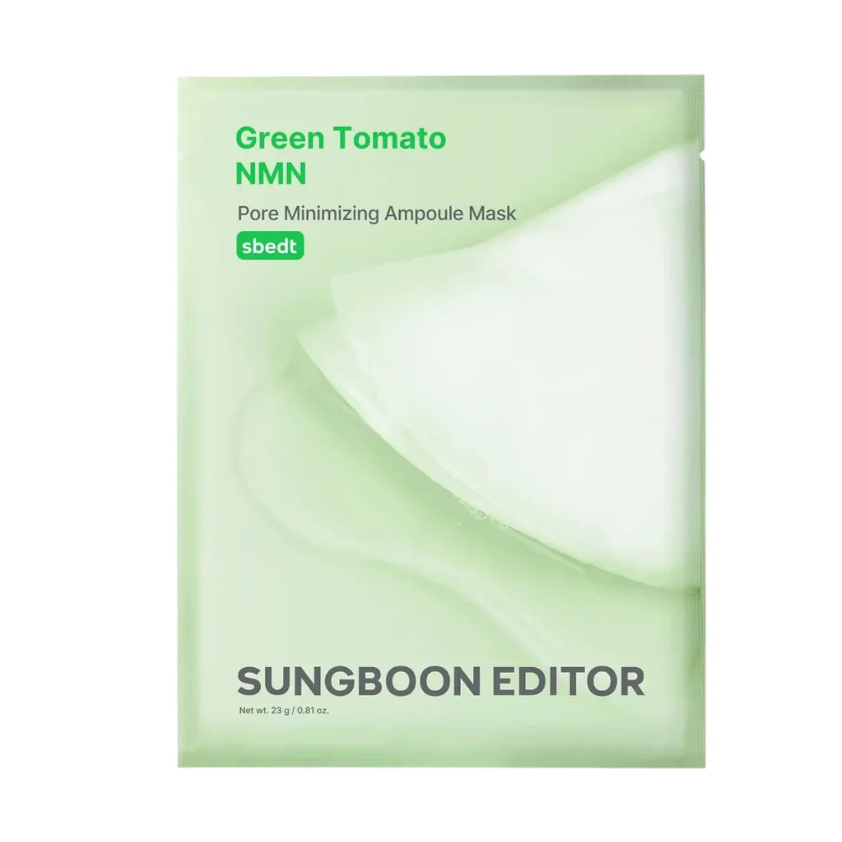 SUNGBOON EDITOR - Green Tomato NMN Pore Minimizing Ampoule Mask