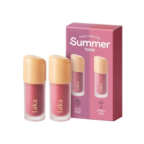 Laka - Fruity Glam Tint Mini Duo Special Set Summer Tone Edition