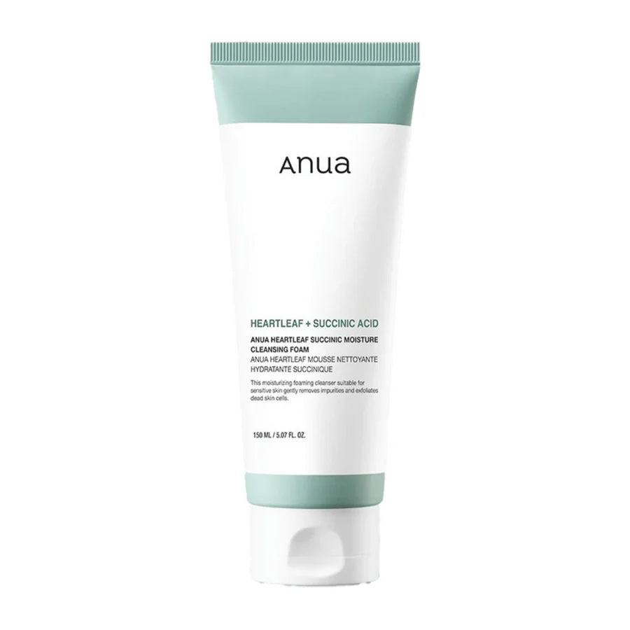 Anua - Heartleaf Succinic Moisture Cleansing Foam