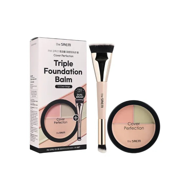 The Saem - Cover Perfection Triple Foundation Balm Set