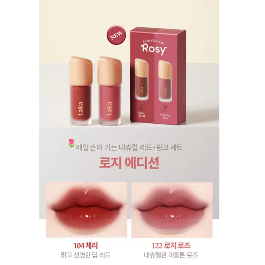 Laka - Fruity Glam Tint Mini Duo Special Set Rosy edition