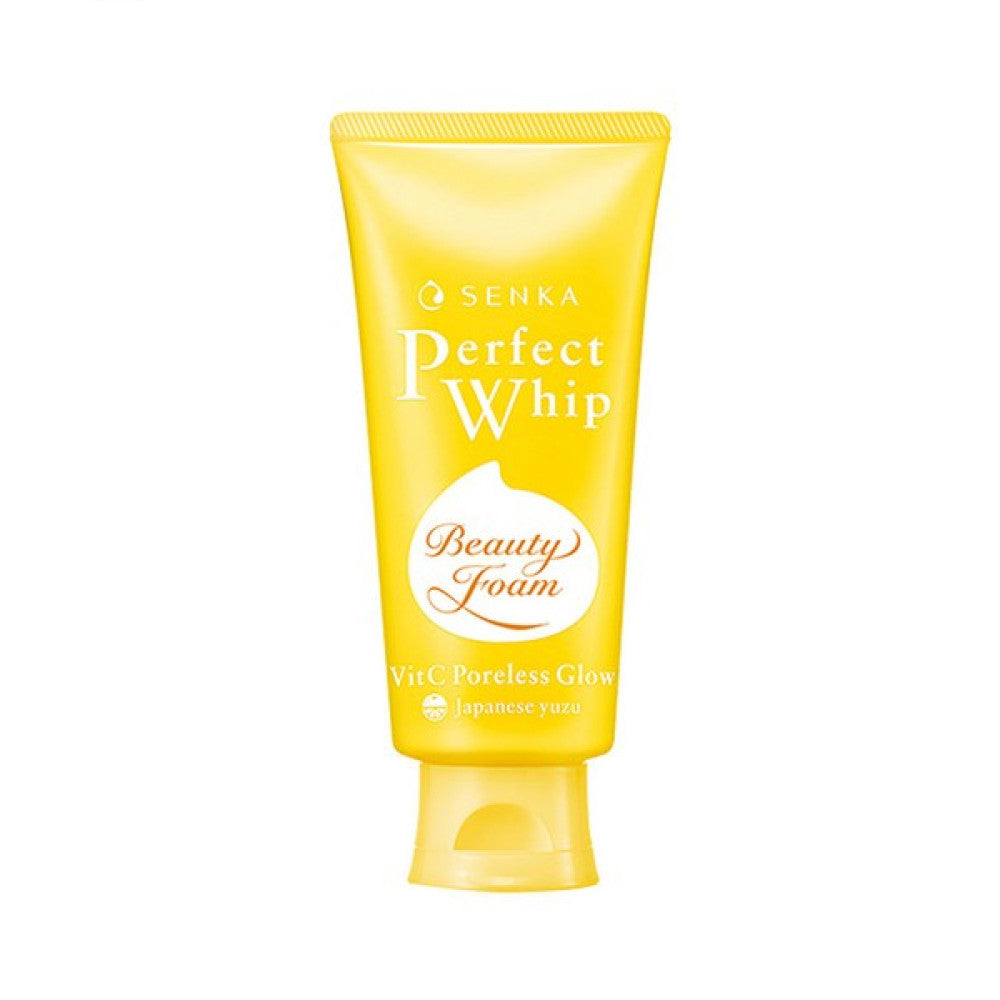 Shiseido - Senka Perfect Whip Yuzu Vit C Poreless Glow Face Wash